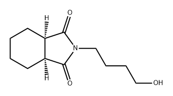 1H-Isoindole-1,3(2H)-dione, hexahydro-2-(4-hydroxybutyl)-, (3aR,7aS)- Struktur