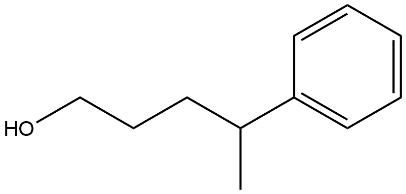 Benzenebutanol, δ-methyl- Struktur