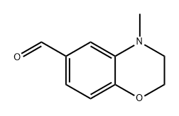 2H-1,4-Benzoxazine-6-carboxaldehyde, 3,4-dihydro-4-methyl- Struktur