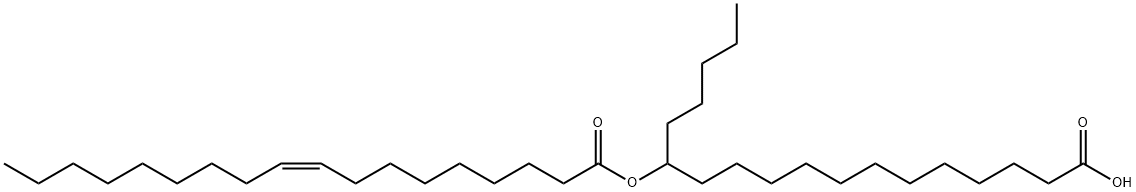 9-Octadecenoic acid (9Z)-, 12-carboxy-1-pentyldodecyl ester Struktur