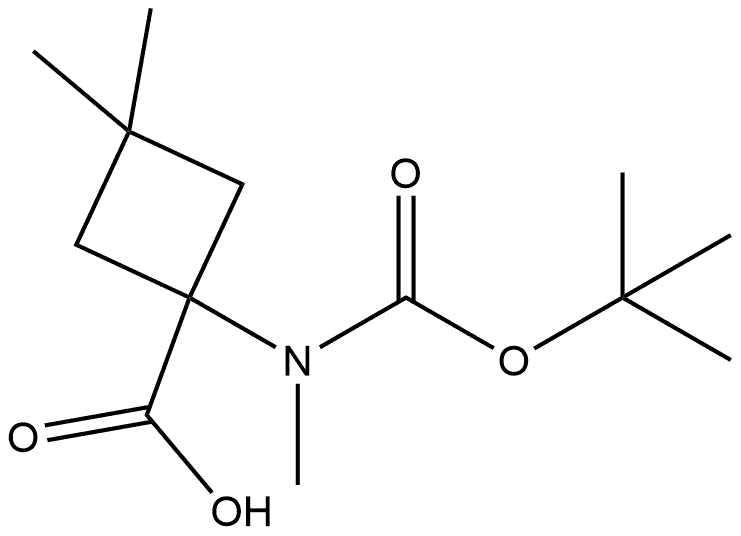 1-{[(tert-butoxy)carbonyl](methyl)amino}-3,3-dimethylcyclobutane-1-carboxylic acid