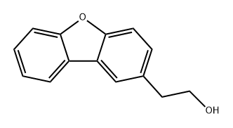 2-Dibenzofuranethanol Struktur