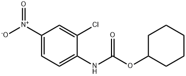 Cyclohexyl N-(2-chloro-4-nitrophenyl)carbamate Struktur