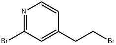 Pyridine, 2-bromo-4-(2-bromoethyl)- Struktur