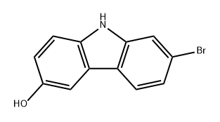 9H-Carbazol-3-ol, 7-bromo- Struktur