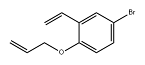 Benzene, 4-bromo-2-ethenyl-1-(2-propen-1-yloxy)- Struktur