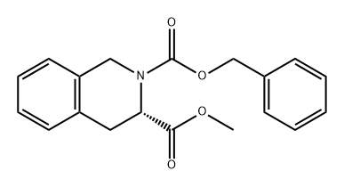 2,3(1H)-Isoquinolinedicarboxylic acid, 3,4-dihydro-, 3-methyl 2-(phenylmethyl) ester, (3S)-