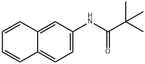 Propanamide, 2,2-dimethyl-N-2-naphthalenyl- Struktur