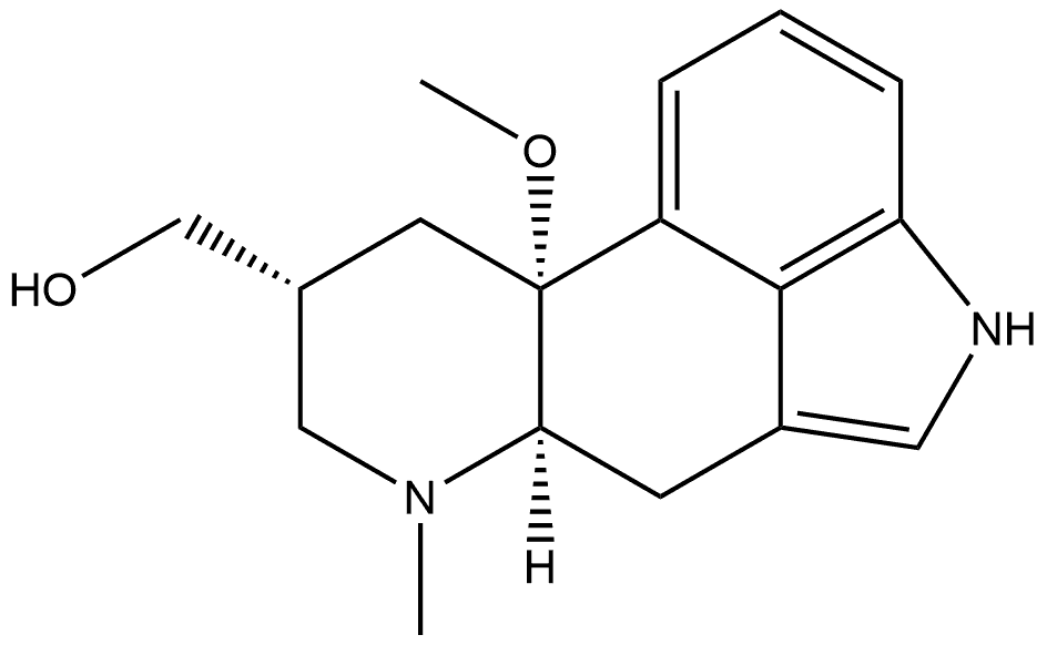 Ergoline-8-methanol, 10-methoxy-6-methyl-, (8β,10β)- (9CI) Struktur