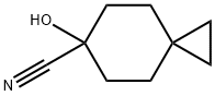 Spiro[2.5]octane-6-carbonitrile, 6-hydroxy- Struktur