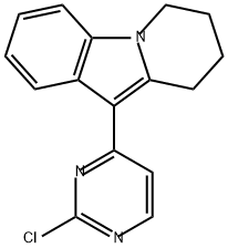 Pyrido[1,2-a]indole, 10-(2-chloro-4-pyrimidinyl)-6,7,8,9-tetrahydro- Struktur