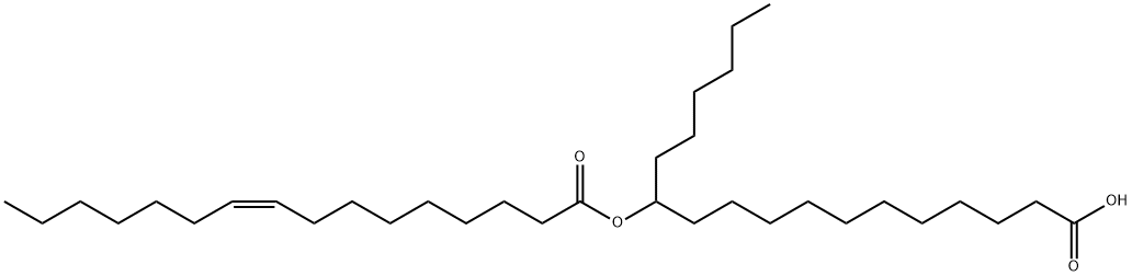 12-[[(9Z)-1-Oxo-9-hexadecen-1-yl]oxy]octadecanoic acid Struktur