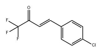 3-Buten-2-one, 4-(4-chlorophenyl)-1,1,1-trifluoro-, (3E)- Struktur