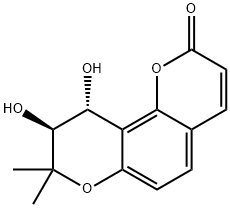 (+)-反式-白花前胡內(nèi)酯, 20516-17-0, 結(jié)構(gòu)式