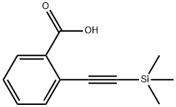 Benzoic acid, 2-[2-(trimethylsilyl)ethynyl]- Struktur