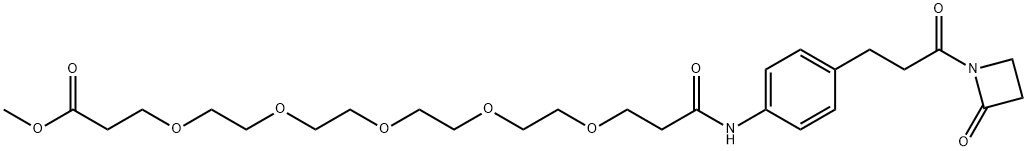 AZD-PEG5 -Methyl Ester Struktur