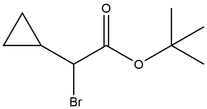 2-溴-2-環(huán)丙基乙酸叔丁酯, 2059993-81-4, 結(jié)構(gòu)式