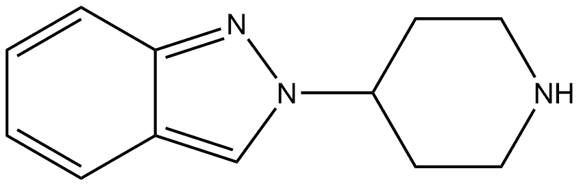 2-(4-Piperidinyl)-2H-indazole Struktur