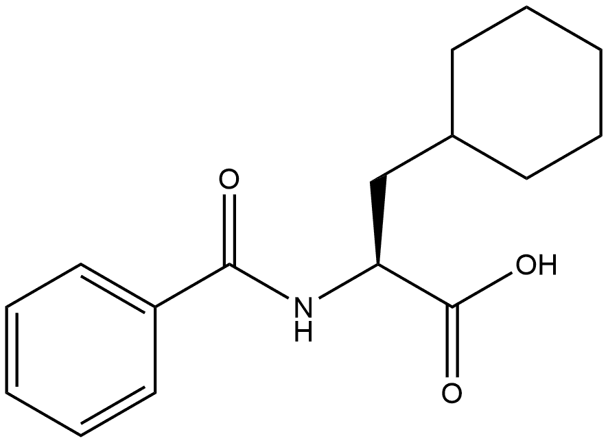 N-Bz-S-Cyclohexylalanine Struktur