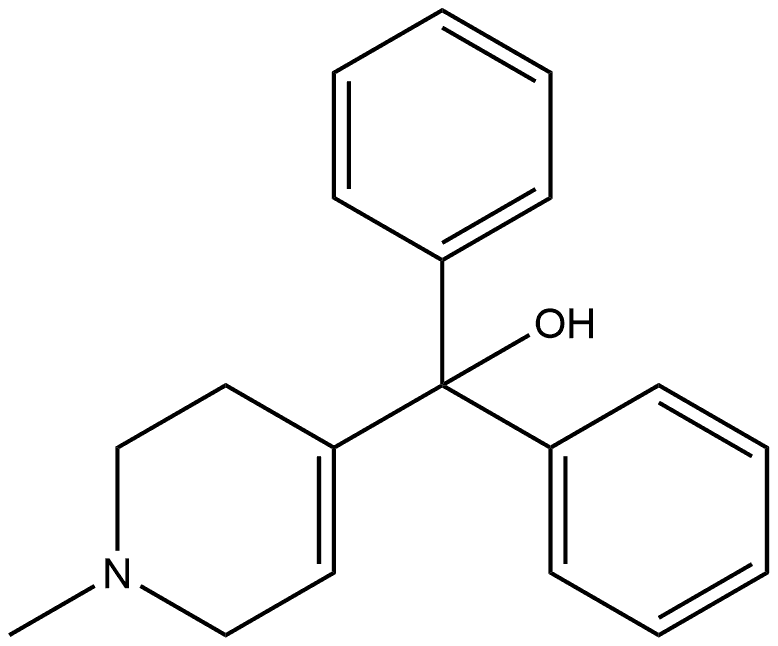 4-Pyridinemethanol, 1,2,3,6-tetrahydro-1-methyl-α,α-diphenyl-