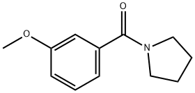 Methanone, (3-methoxyphenyl)-1-pyrrolidinyl- Struktur