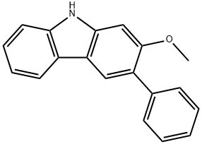 9H-Carbazole, 2-methoxy-3-phenyl- Struktur