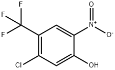 Phenol, 5-chloro-2-nitro-4-(trifluoromethyl)- Struktur