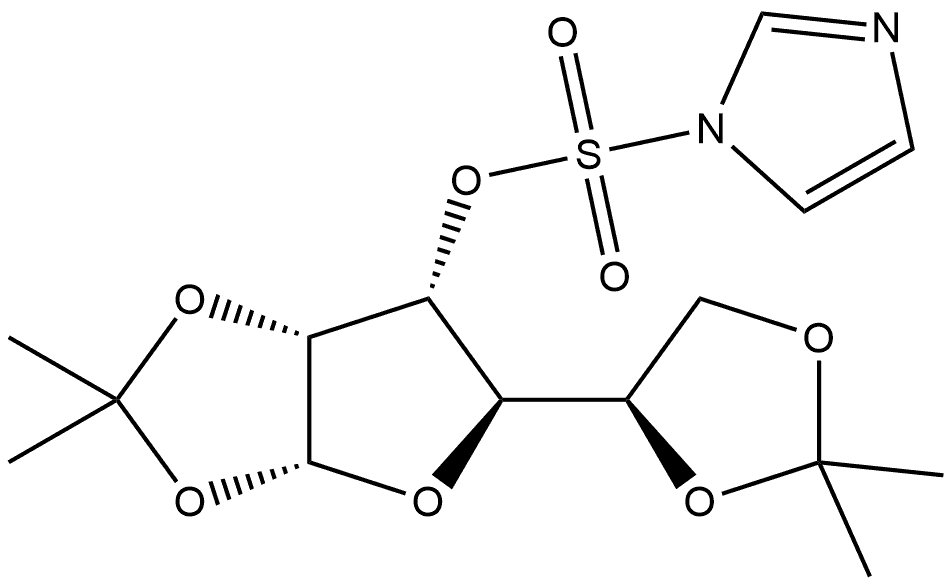 α-D-Allofuranose, 1,2:5,6-bis-O-(1-methylethylidene)-, 1H-imidazole-1-sulfonate (9CI)