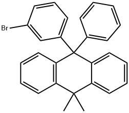 Anthracene, 9-(3-bromophenyl)-9,10-dihydro-10,10-dimethyl-9-phenyl- Struktur