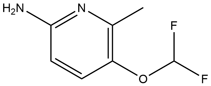 5-(Difluoromethoxy)-6-methylpyridin-2-amine Structure