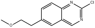 Quinazoline, 2-chloro-6-(2-methoxyethyl)- Struktur