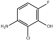 Phenol, 3-amino-2-chloro-6-fluoro- Struktur