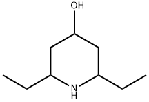 4-Piperidinol, 2,6-diethyl- Struktur