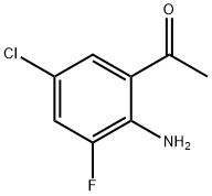 Ethanone, 1-(2-amino-5-chloro-3-fluorophenyl)- Struktur