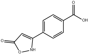 Benzoic acid, 4-(2,5-dihydro-5-oxo-3-isoxazolyl)- Struktur