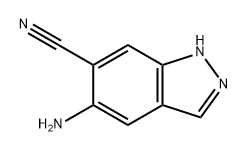 1H-Indazole-6-carbonitrile, 5-amino- Struktur