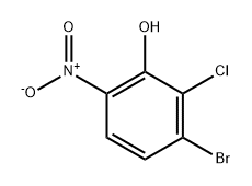 Phenol, 3-bromo-2-chloro-6-nitro- Struktur