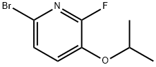 6-Bromo-2-fluoro-3-propan-2-yloxypyridine Struktur