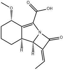 Azeto[2,1-a]isoindole-4-carboxylic acid, 1-ethylidene-1,2,5,6,7,8,8a,8b-octahydro-5-methoxy-2-oxo-, (1E,5S,8aS,8bR)- Struktur