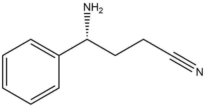 (4R)-4-Amino-4-phenylbutanenitrile Struktur