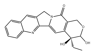 14H-Pyrano[3',4':6,7]indolizino[1,2-b]quinolin-14-one, 4-ethyl-1,3,4,12-tetrahydro-3,4-dihydroxy-, (4S)-