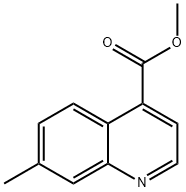 4-Quinolinecarboxylic acid, 7-methyl-, methyl ester Struktur