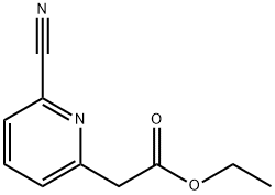 ethyl 2-(6-cyanopyridin-2-yl)acetate Struktur