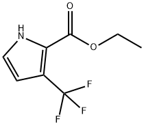 3-(三氟甲基)-1H-吡咯-2-羧酸乙酯, 2108025-58-5, 結(jié)構(gòu)式