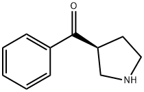 Methanone, phenyl(3S)-3-pyrrolidinyl- Struktur