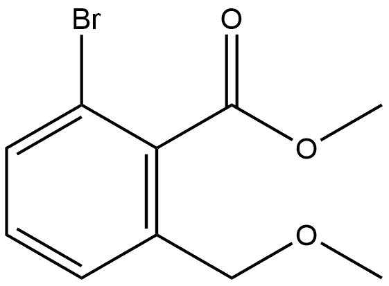 Methyl 2-bromo-6-(methoxymethyl)benzoate Struktur