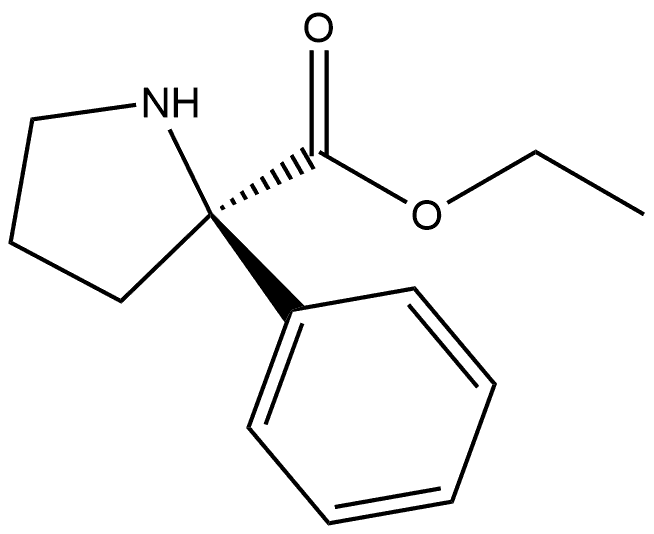 2-Phenylproline ethyl ester Struktur