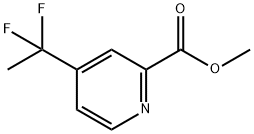 methyl 4-(1,1-difluoroethyl)picolinate Struktur