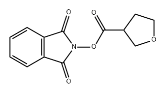 3-Furancarboxylic acid, tetrahydro-, 1,3-dihydro-1,3-dioxo-2H-isoindol-2-yl ester Struktur