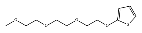 Thiophene, 2-[2-[2-(2-methoxyethoxy)ethoxy]ethoxy]- Struktur